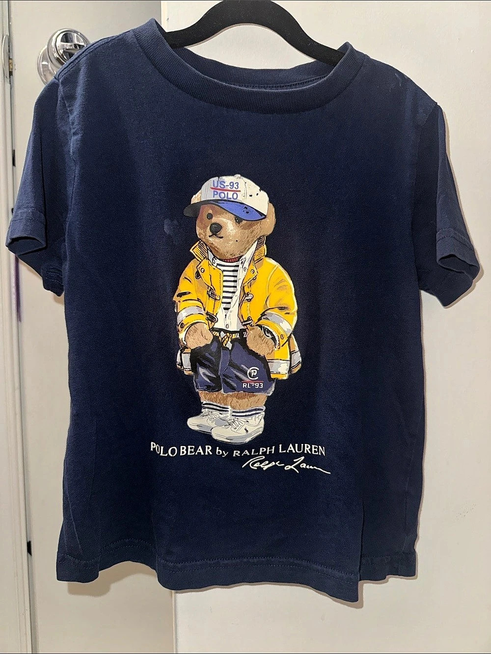 Polo Ralph Lauren Polo Bear RL-93 Graphic Tee 4T Blue